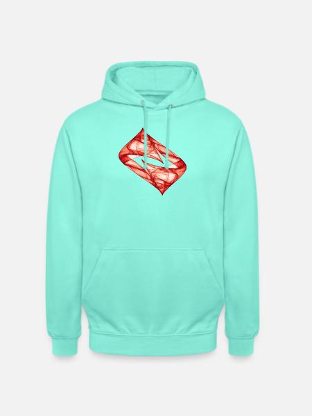 Dynamic Track - Red - Chaos Art - Unisex Hoodie - mint