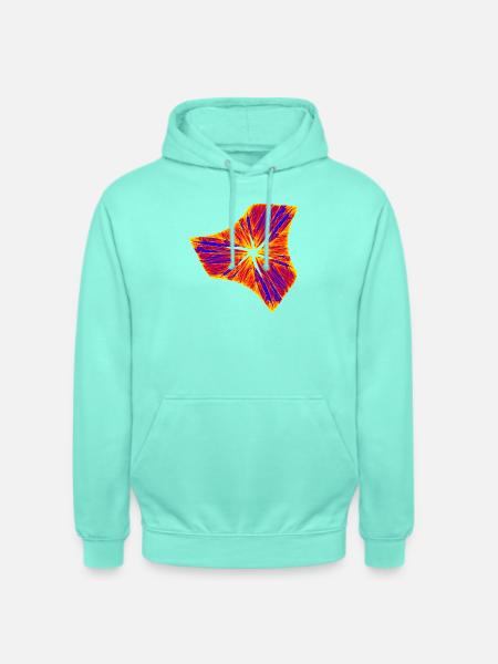Faszinierende Farbenfusion - Unisex Hoodie - Mint