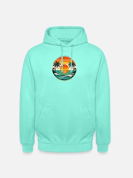 Endless Summer: Sea, Sun & Vibes - Unisex Hoodie - mint