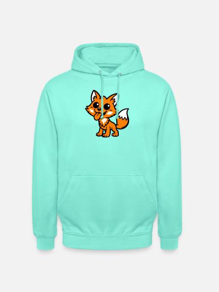 Fuchs Comic - Unisex Hoodie - Mint
