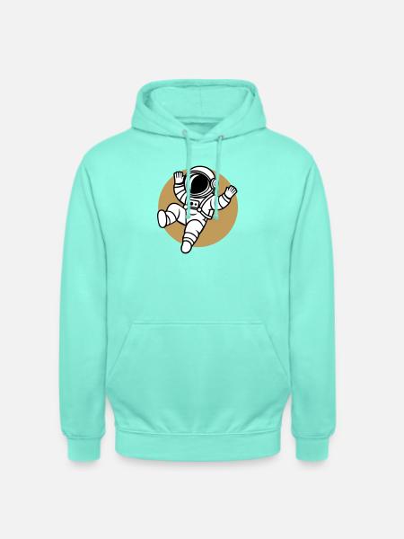 Saltonaut - Sweat-shirt à capuche unisexe - menthe