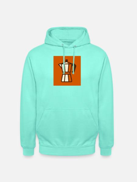 Espresso Maker Coffee Logo - Unisex Hoodie - mint