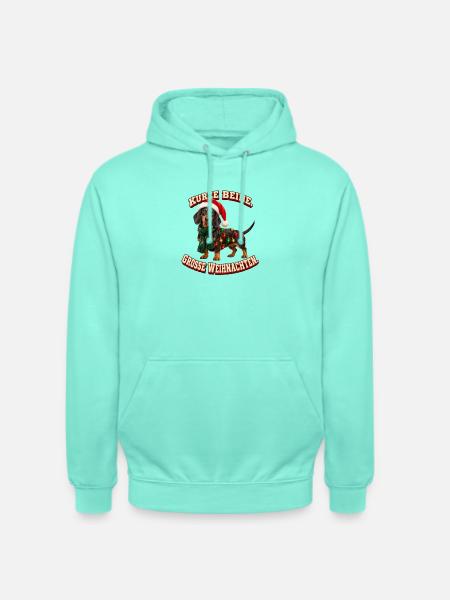 Kurze Beine Große Weihnachten - Unisex Hoodie - Mint