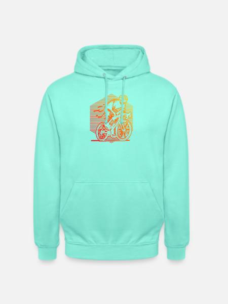 Classic road bike motif - Unisex Hoodie - mint