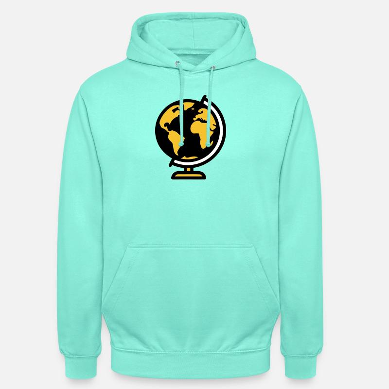 École Globe Globe Earth - Sweat-shirt à capuche unisexe - menthe