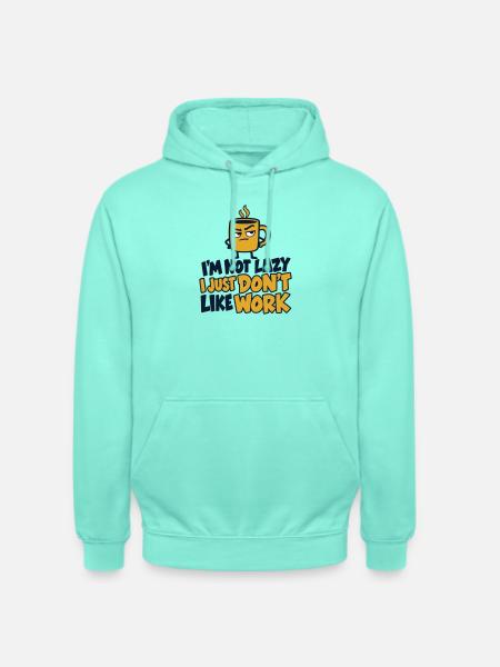 Grummeliger Kaffee-Arbeitshumor - Unisex Hoodie - Mint