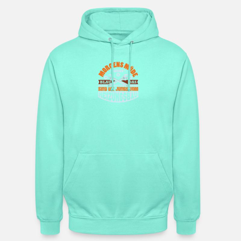 Heating Engineer Heating Construction Plumber Plumber - Unisex Hoodie - mint