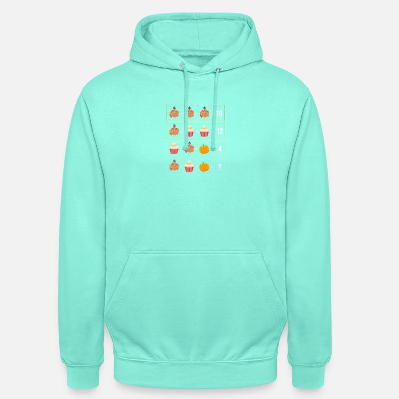 Enseignant Enseignant Thanksgiving Enseignant - Sweat-shirt à capuche unisexe - menthe