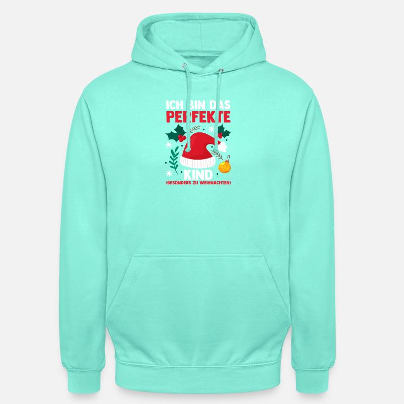 Noël du Père Noël - Sweat-shirt à capuche unisexe - menthe