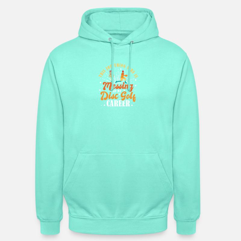 Cadeaux de disc golf Disc Golf - Sweat-shirt à capuche unisexe - menthe