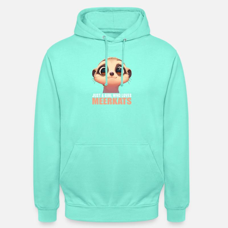 Suricate Erdmännchen - Sweat-shirt à capuche unisexe - menthe