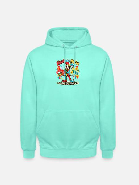 Karneval Alaaf oder Helau Karnevalsfan - Unisex Hoodie - Mint