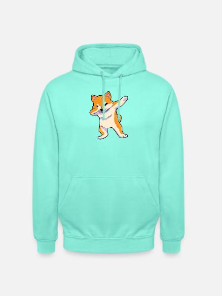 Shiba Inu Dab - Unisex Hoodie - Mint