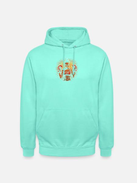 Boxerin Illustration - Unisex Hoodie - Mint
