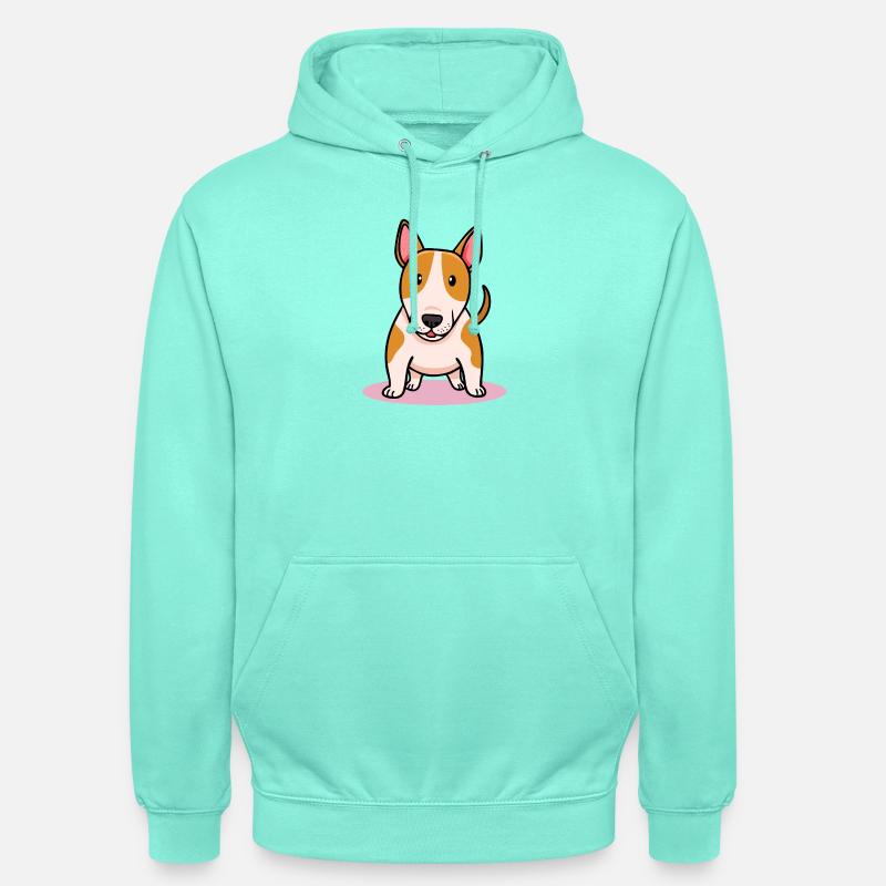 Bull Terrier (bande dessinée) - Sweat-shirt à capuche unisexe - menthe