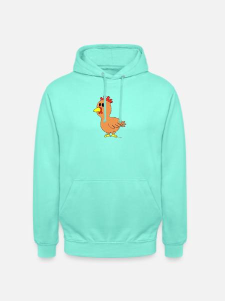 Chicken / chicken - Unisex Hoodie - mint