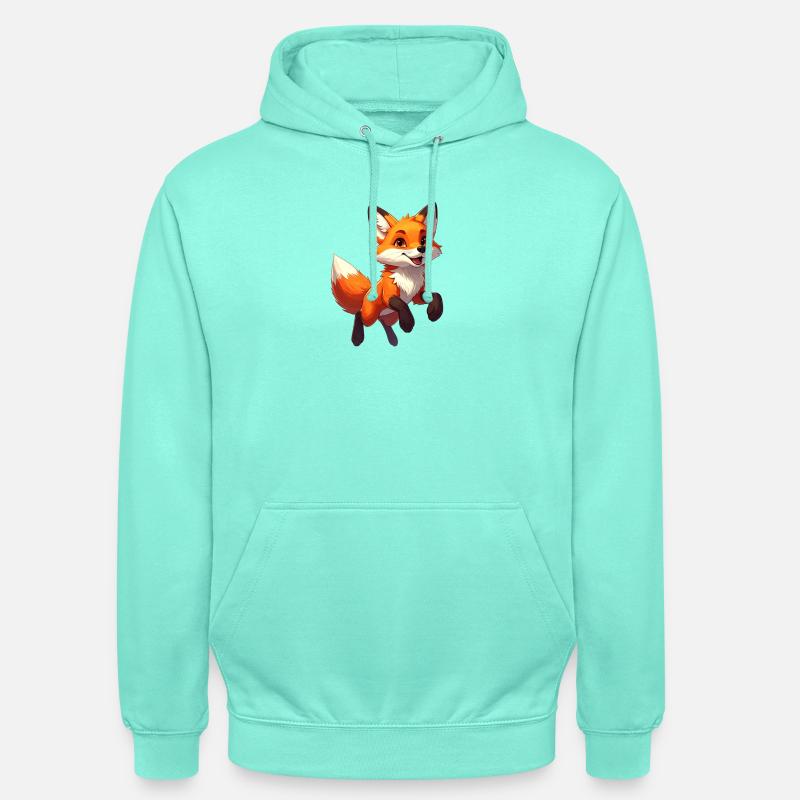 Springender Fuchs - Unisex Hoodie - Mint