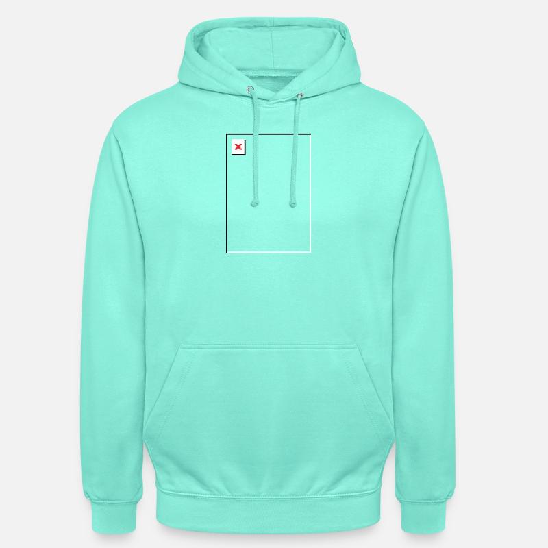 Missing Image – File Not Found Portrait - Unisex Hoodie - mint