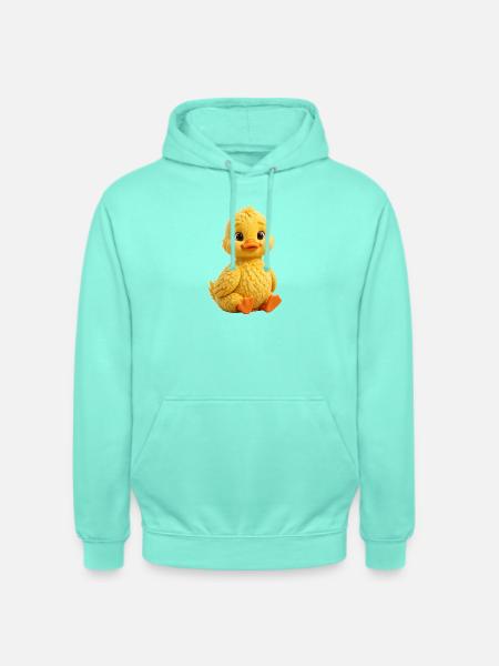 Sonneniger Entlein-Plüsch-Charme - Unisex Hoodie - Mint