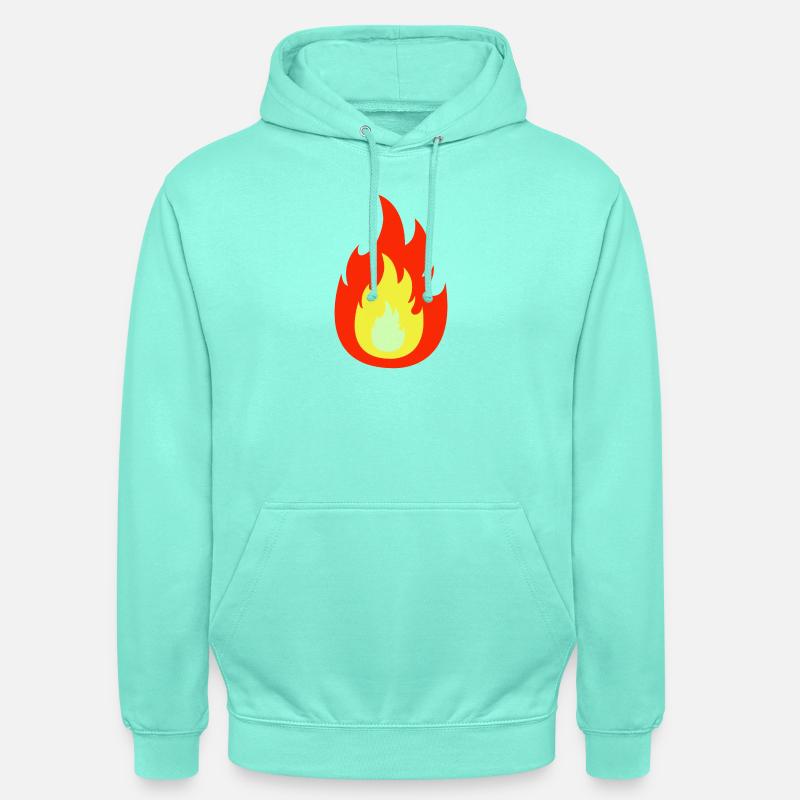 Fire flame - Unisex Hoodie - mint