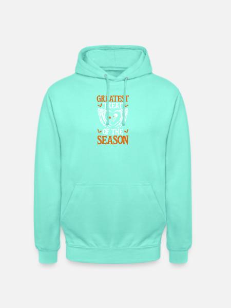 Funny Halloween Pumpkin Pregnancy - Unisex Hoodie - Mint