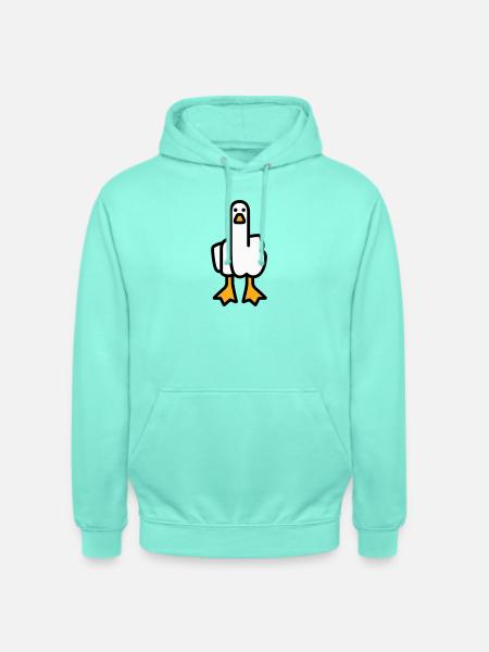 Oie de déclaration - Sweat-shirt à capuche unisexe - menthe