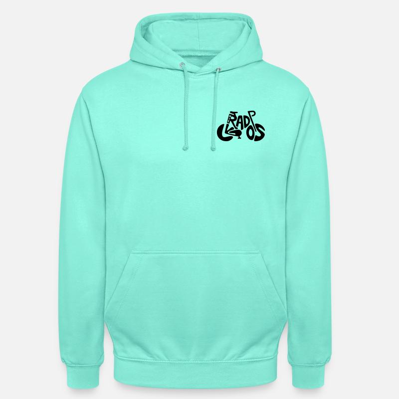 Vélo - Jamais sans roues - Sweat-shirt à capuche unisexe - menthe