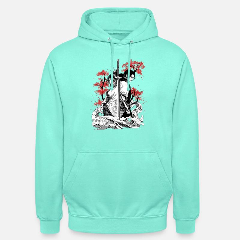 Verschlungene Samurai-Seelen - Unisex Hoodie - Mint