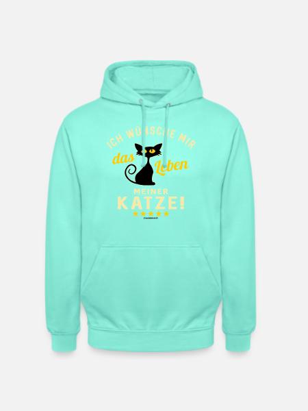 Leben meiner Katze - Unisex Hoodie - Mint