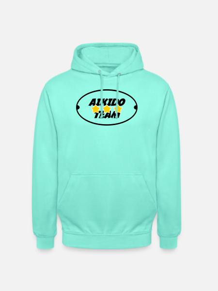 Aïkido Team - Sweat-shirt à capuche unisexe - menthe