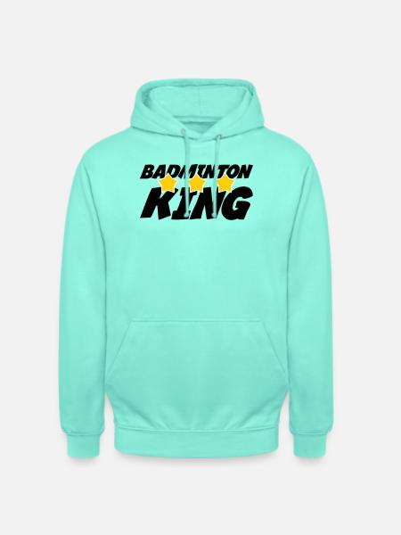 The King of Badminton - Unisex Hoodie - mint