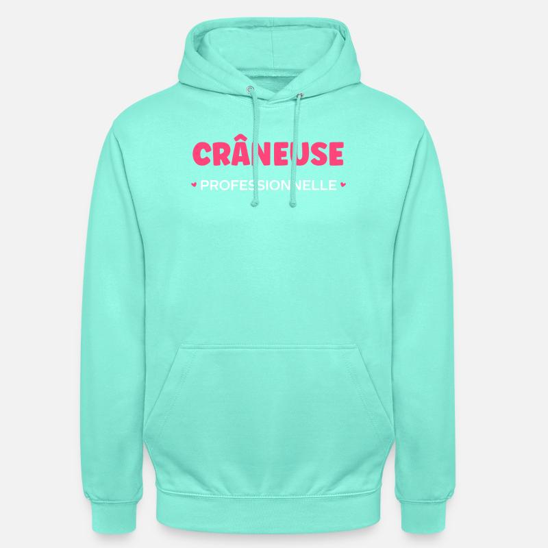 craneuse - Sweat-shirt à capuche unisexe - menthe