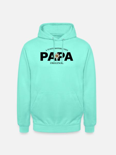 Bayerisches Original - Papa - Unisex Hoodie - Mint