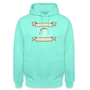 Leonard - Sweat-shirt à capuche unisexe - menthe - Devant - AI Model Male 185 light (185cm) & AI Model Female 180 light (180cm)