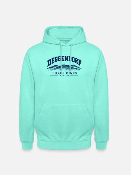 Deggendorf Shirt Dreitannenriegel-Shirt - Unisex Hoodie - Mint
