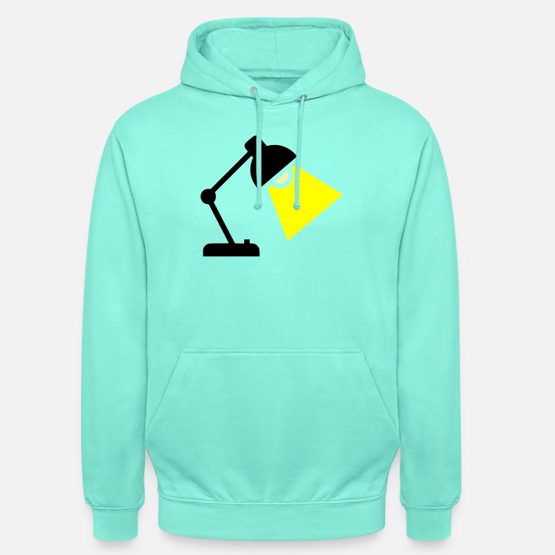 Idée de lampe de bureau - Sweat-shirt à capuche unisexe - menthe
