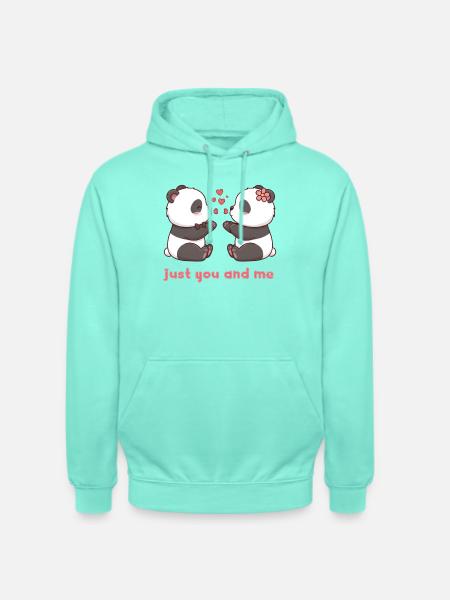 Just you and me - Unisex Hoodie - mint