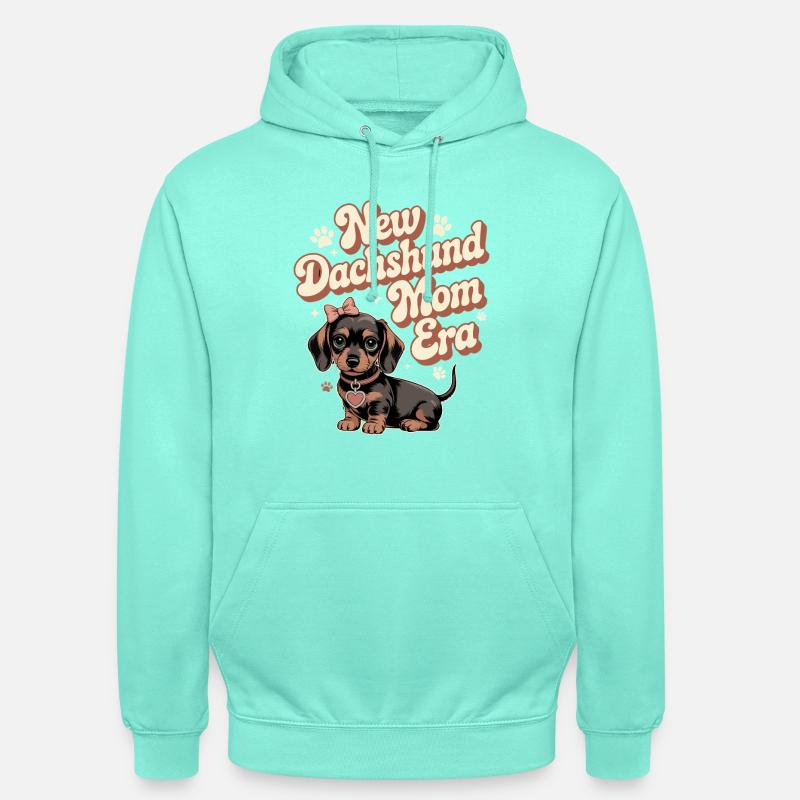 Ère des Teckels Mama - Sweat-shirt à capuche unisexe - menthe