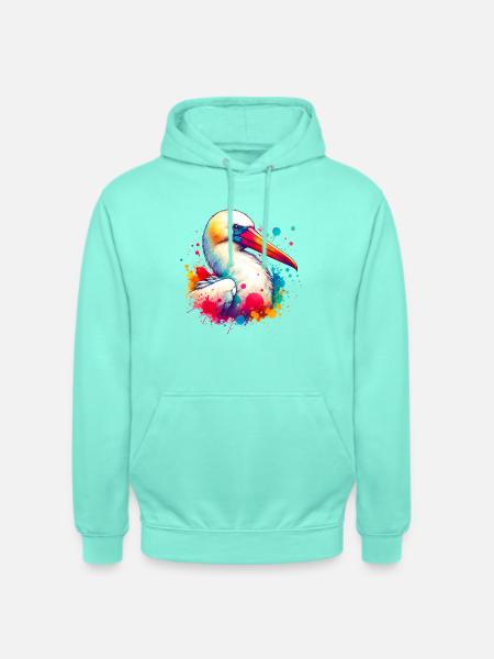Nazca boobies motif - Unisex Hoodie - mint