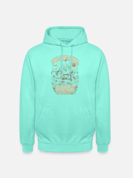 Industriemechaniker The Shutdown Started Fine - Unisex Hoodie - Mint