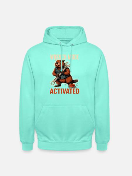 Schrauber-Biber - Unisex Hoodie - Mint