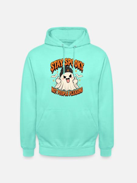 Stay Spooky – Frecher Halloween Geist - Unisex Hoodie - Mint