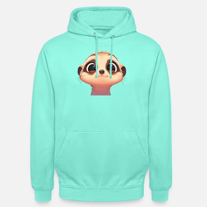 Suricate Erdmännchen - Sweat-shirt à capuche unisexe - menthe