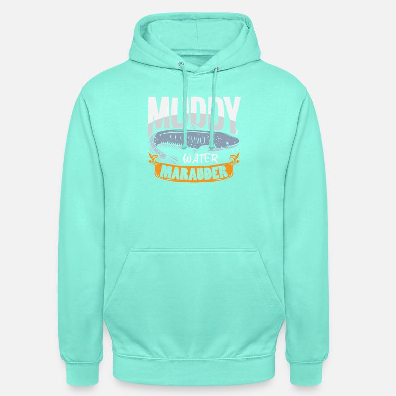 Poisson-chat pêcheur poisson-chat pêchent le poisson-chat - Sweat-shirt à capuche unisexe - menthe