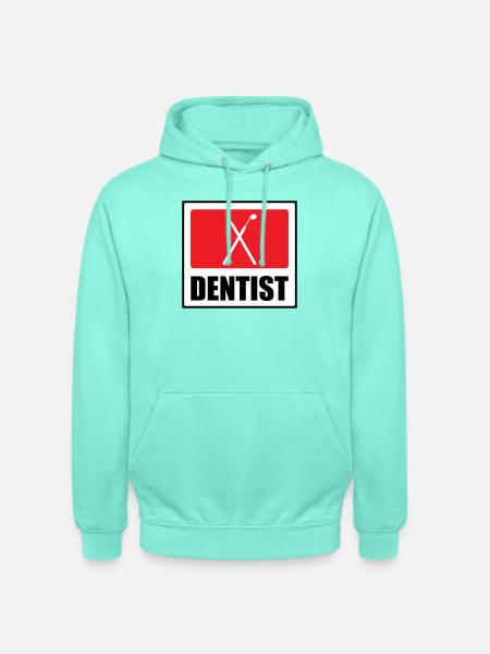Logo Cabinet Dentaire Professionnel - Sweat-shirt à capuche unisexe - menthe