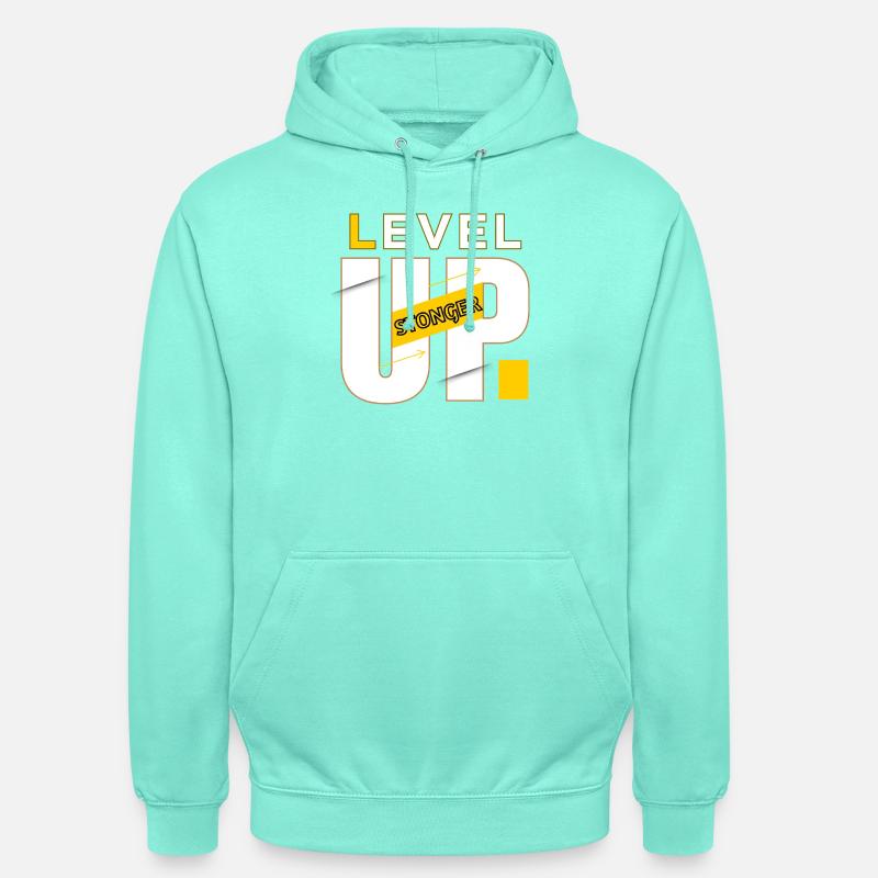 Level Up Graphics Power - Unisex Hoodie - mint
