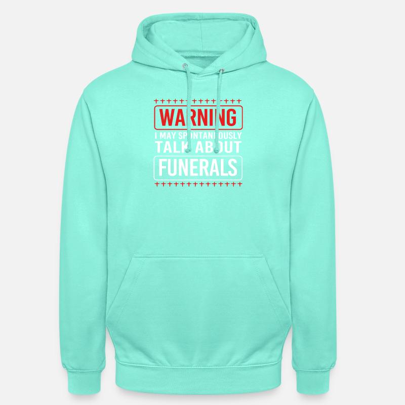 Enterrement - Sweat-shirt à capuche unisexe - menthe