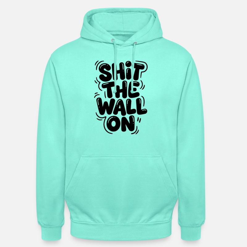 Arrête le mur - Sweat-shirt à capuche unisexe - menthe