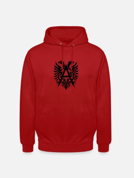 Nachtfeuer Rand - Unisex Hoodie - Rot
