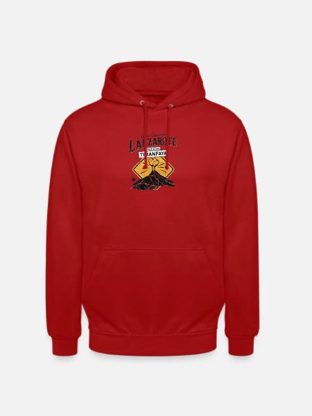 Lanzarote - Kanaren - Canary Islands - Spanien - Unisex Hoodie - Rot